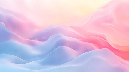 Obraz premium Minimalist abstract background with soft pastel gradients, blending seamlessly for a calming effect.