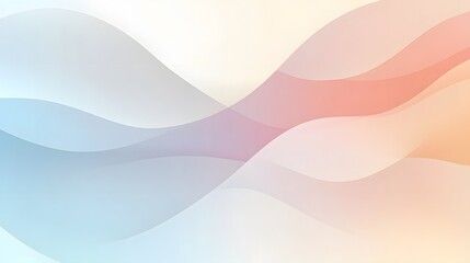 Obraz premium Minimalist abstract background with soft pastel gradients, blending seamlessly for a calming effect.
