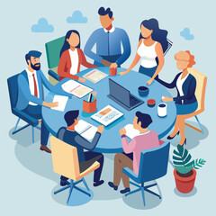 Business Conference, Office work, meeting  in the Office