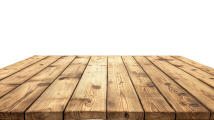 Rustic wooden table surface, empty tabletop with natural texture, perfect for displaying products, food photography or background use.