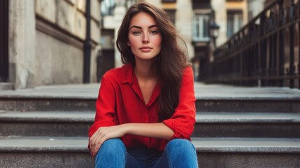 Fototapeta premium The Confident Young Woman