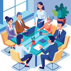 Business Conference, Office work, meeting  in the Office