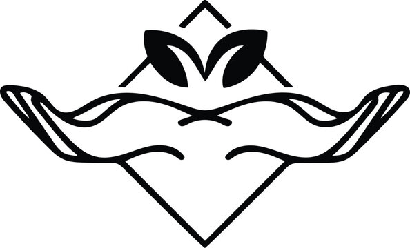 recommend clip art: Beauty woman line art luxury creative flower beauty skin care minimalist logo design