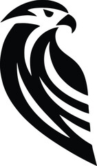 bird minimalist flat creative business  logo design