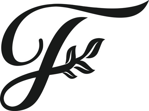recommend clip art: f luxury beauty clothing and fashion modern logo design