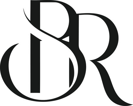 br clothing luxury fashion streetwear modern logo design
