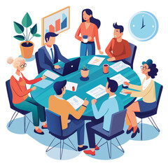 Business Conference, Office work, meeting  in the Office