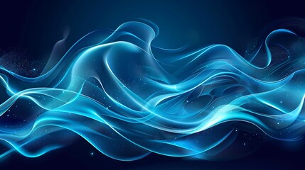 Blue Colour Vector Background with Copy Space, Clean and Versatile Design, Ideal for Advertisement and Web Design