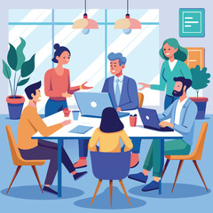 Business Conference, Office work, meeting  in the Office