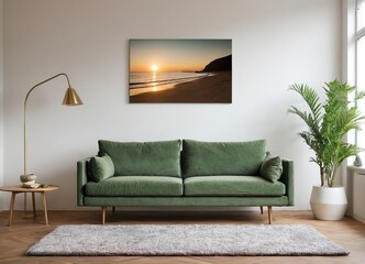 Latte Art in a Cozy Café Atmosphere