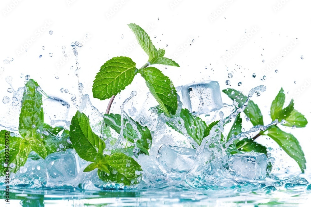 Poster fresh and cold, these ice cubes are perfect for hot summer days or as a refreshing addition to your 