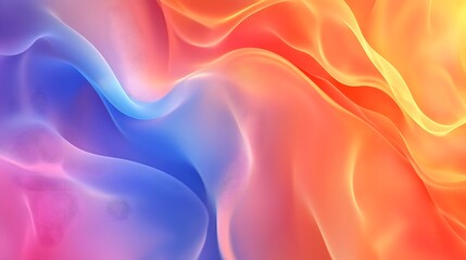 Obraz premium Gradient abstract background transitioning from warm to cool tones in a smooth, harmonious flow.
