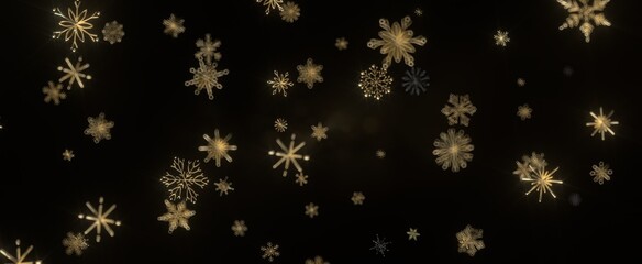 A golden winter wonderland These snowflakes are sparkling with magic winter snowflakes gold