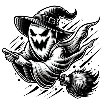 recommend clip art: Scary ghost character clip art