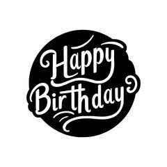 happy birthday greeting card anniversary congratulation vector illustration template design