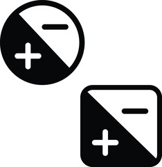 Obraz premium Quantity of light settings for camera icon. flat style.