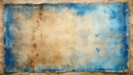 An aged, antique paper with traces of age and wear, brushed with a touch of green pigment for your artistic vision.
