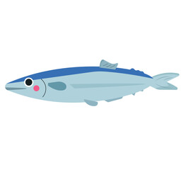 さんま。ベクターイラスト