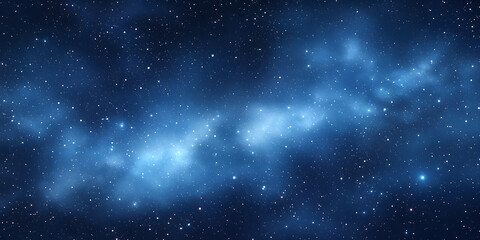 Illustration of a clear night sky filled with stars and the Milky Way visible