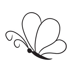 Butterflies Icon Vector