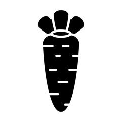 Carrot Icon Glyph Style