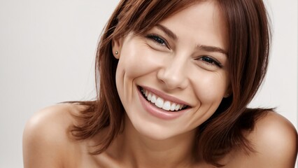 woman, beauty, smiling, smile