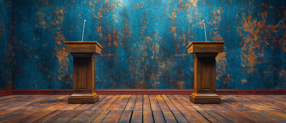 National Debates on Constitutional Amendments with blank space on the right for text	