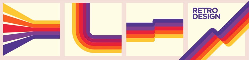 Fototapeta premium Abstract retro background