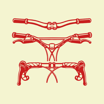 HANDLEBARS VECTOR ILLUSTRATION