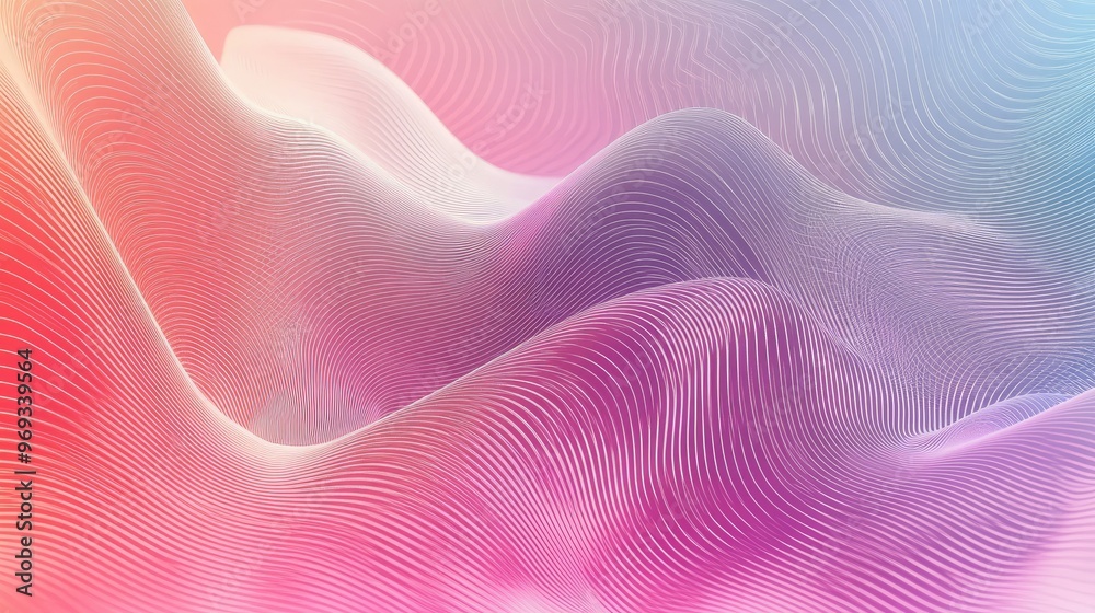 Poster abstract line patterns with subtle gradients, creating a modern and sophisticated background.
