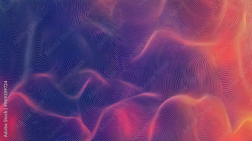 Poster abstract line patterns with subtle gradients, creating a modern and sophisticated background.