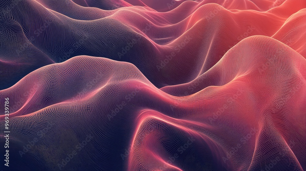 Poster abstract line patterns with subtle gradients, creating a modern and sophisticated background.