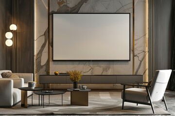 Stylish living room interior featuring modern furniture and elegant decor, ideal for contemporary lifestyle settings.