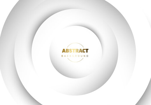 Abstract light background made from centered relief circles with place for your text