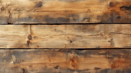 Naklejka premium Rustic beam ends of coarse pine wood, aligned horizontally with visible knots and grain, presenting a rugged, natural swatch collection