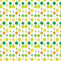 Colorful Circles And Lines Geometric Pattern