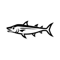 Barracuda Vector Illustration - Dynamic Fish Design for SVG, Cricut, Clipart, and T-Shirt Graphics