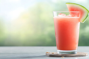 watermelon juice summer refreshing drink.