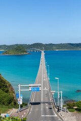 Naklejka premium 角島大橋