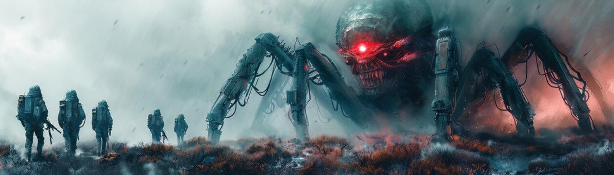 In the depths of an alien stronghold, cyborg commandos unleash nano bots to sabotage enemy operations