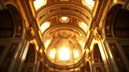 The Ceiling Building With Paintings