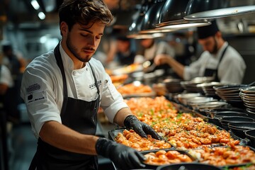 Depiction of customer experience in food service where a combination of warm hospitality quality service and attention to detail ensures that every dining moment is memorable