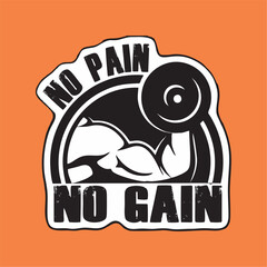 NO PAIN NO GAIN,EYEBROW,.eps