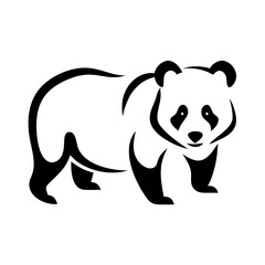 Adorable Panda Vector Illustration - SVG, Cricut, Clipart, and T-Shirt Graphics for Crafts & Design Projects