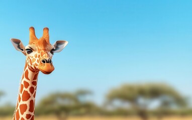 Naklejka premium Wildlife safari itinerary, national parks and reserves, 3D illustration