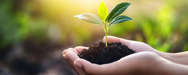 Green corporate. Business with environmentally conscious and sustainability. For next generation.