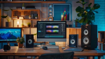 Freelance work opportunities front view Exploring remote work possibilities advanced tone Vivid