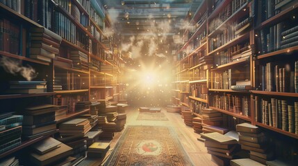 In a library with no end, aisles lead to different worlds, each shelf a new adventure for National Tell a Story Day