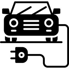 Electric Vehicle Icon