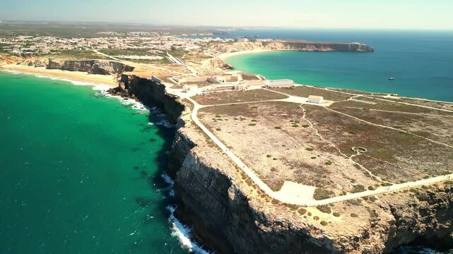 Drone 4K em Sagres , Algarve , Portugal